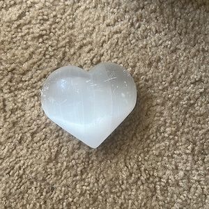 Heart shaped crystal